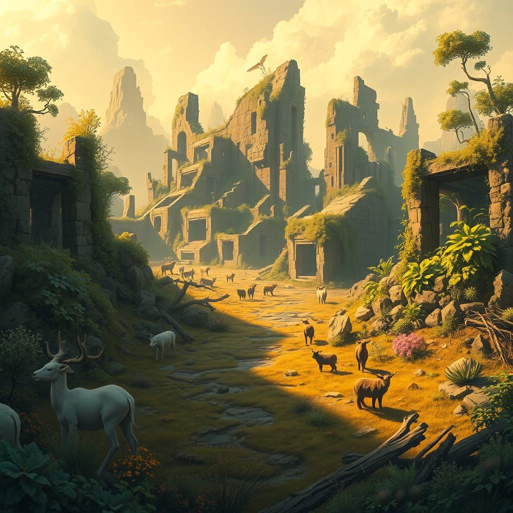 Earthscape After Humans: Animals Roam Free