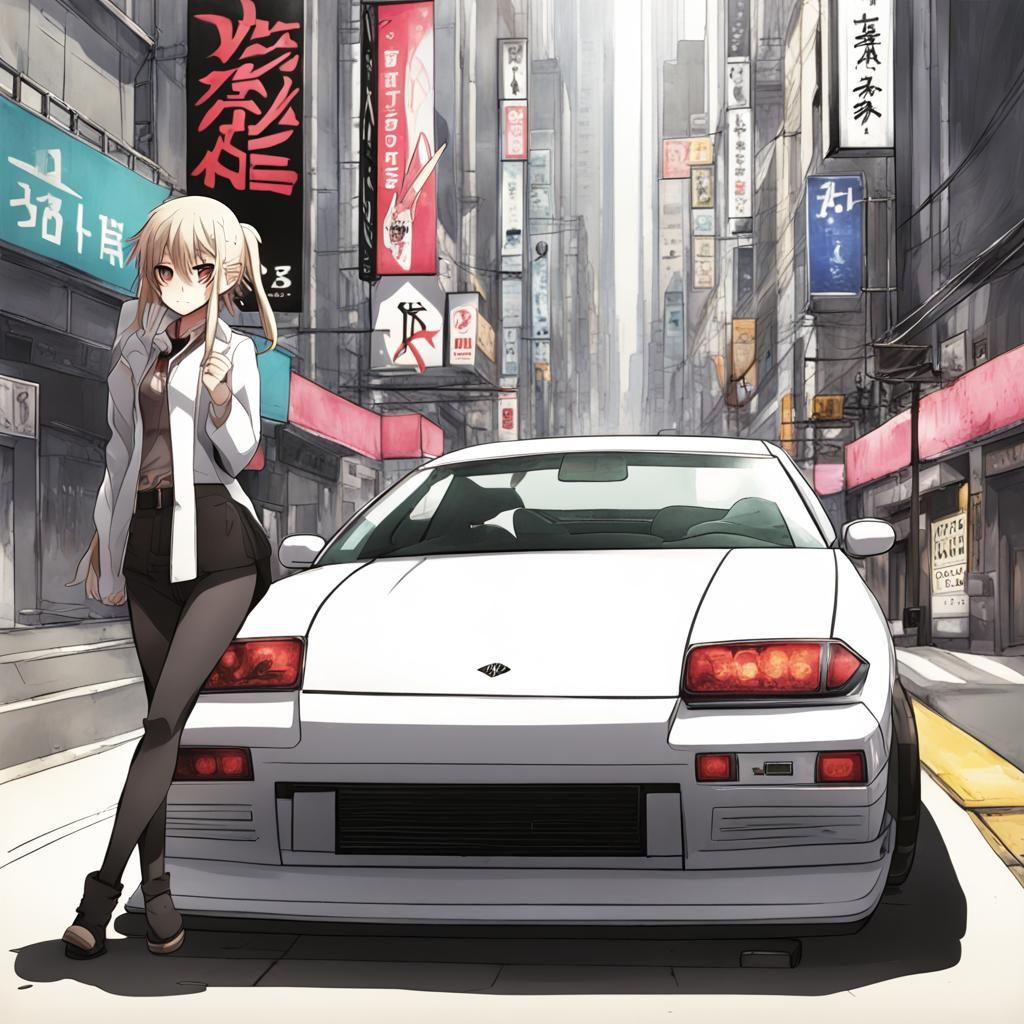 Anime Style Character in Japanese Manga