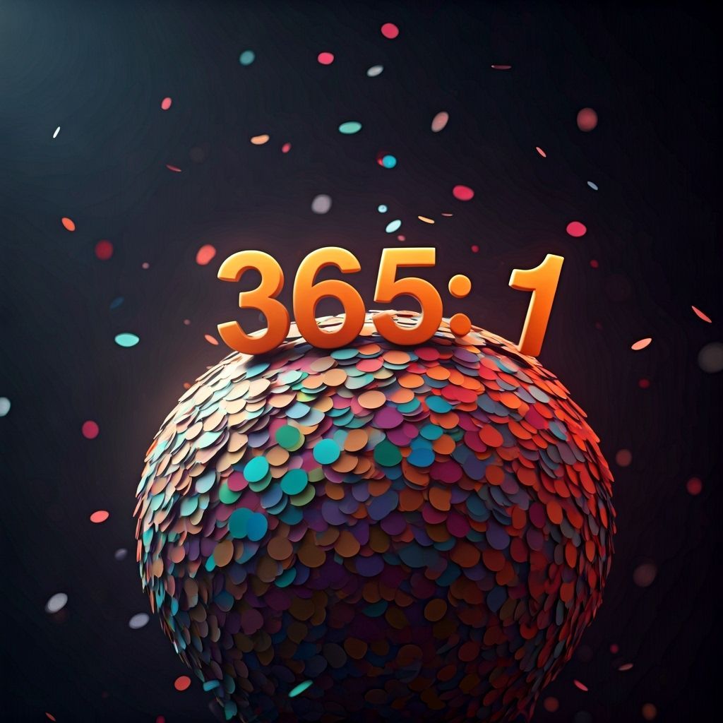 Confetti Number 365 - Detailed Matte Painting