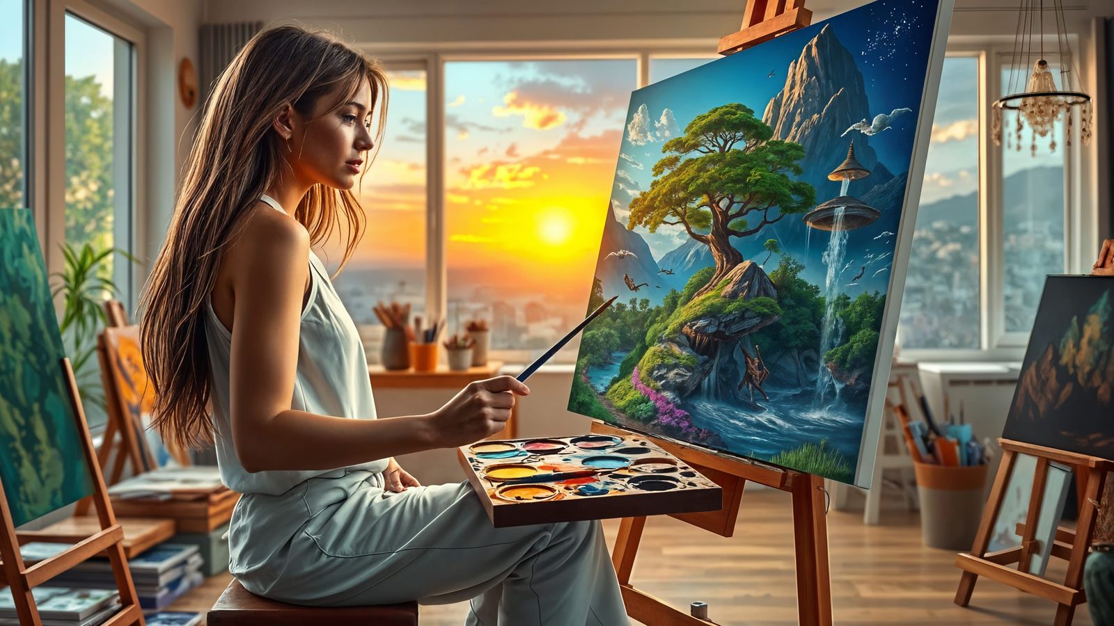 Artist's 3D World Comes to Life: Photorealistic Rendering