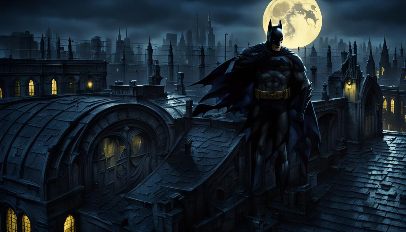 Batman in Gotham City: A Film Noir Vision