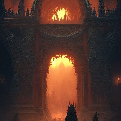 Gates of Hell: Dark Fantasy Concept Art