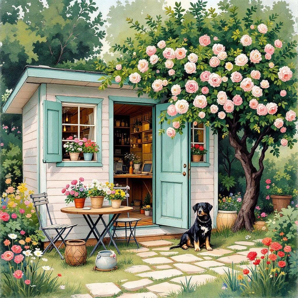 La cabane au fond du jardin