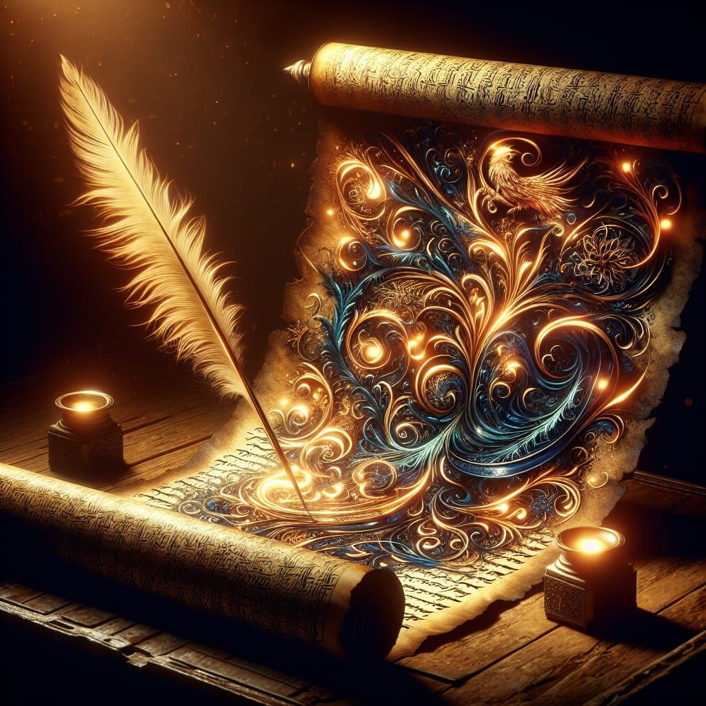 Magical scroll