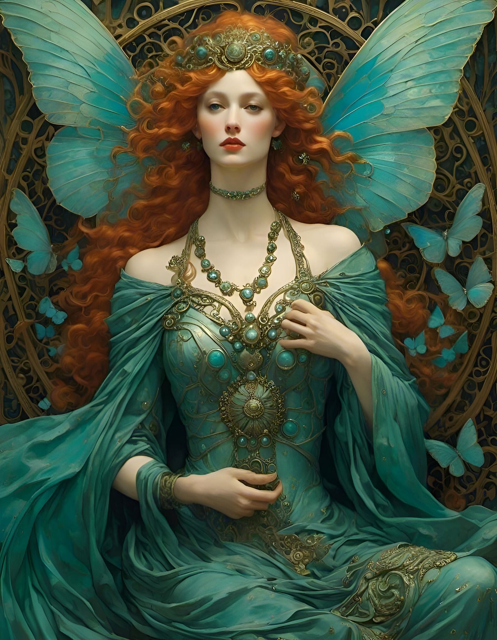 Verdigris Fantasy Art: Classic Beauty