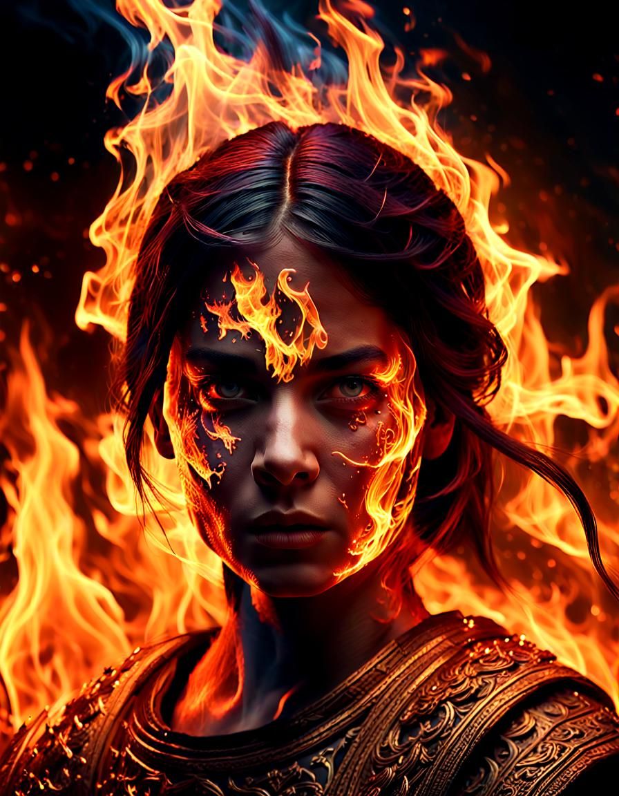 'Fire Portraits,' where we challenge you to capture the intensity and emotion of portraits using the mesmerizing medium ...