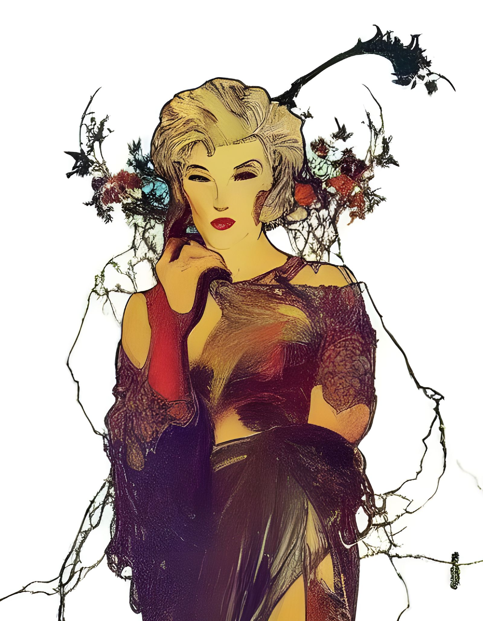 Marilyn Monroe: Candle in the Wind, Digital Art