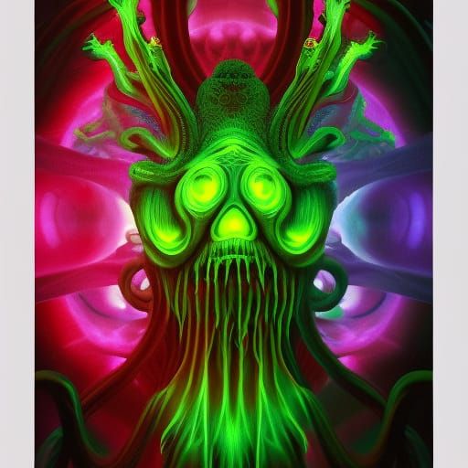 Cthulhu in R'lyeh: A Thermal Imaging Rendering