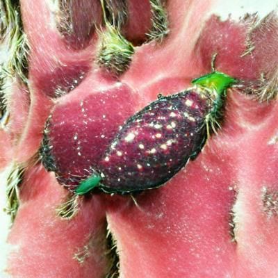 Vibrant Cactus Pear Close-Up