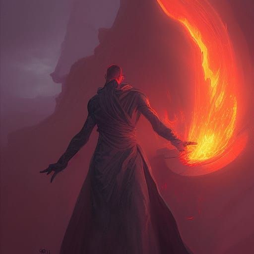 Sinister Magma God Artwork