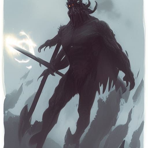 Sinister Magma God Artwork