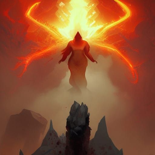 Sinister Magma God Artwork