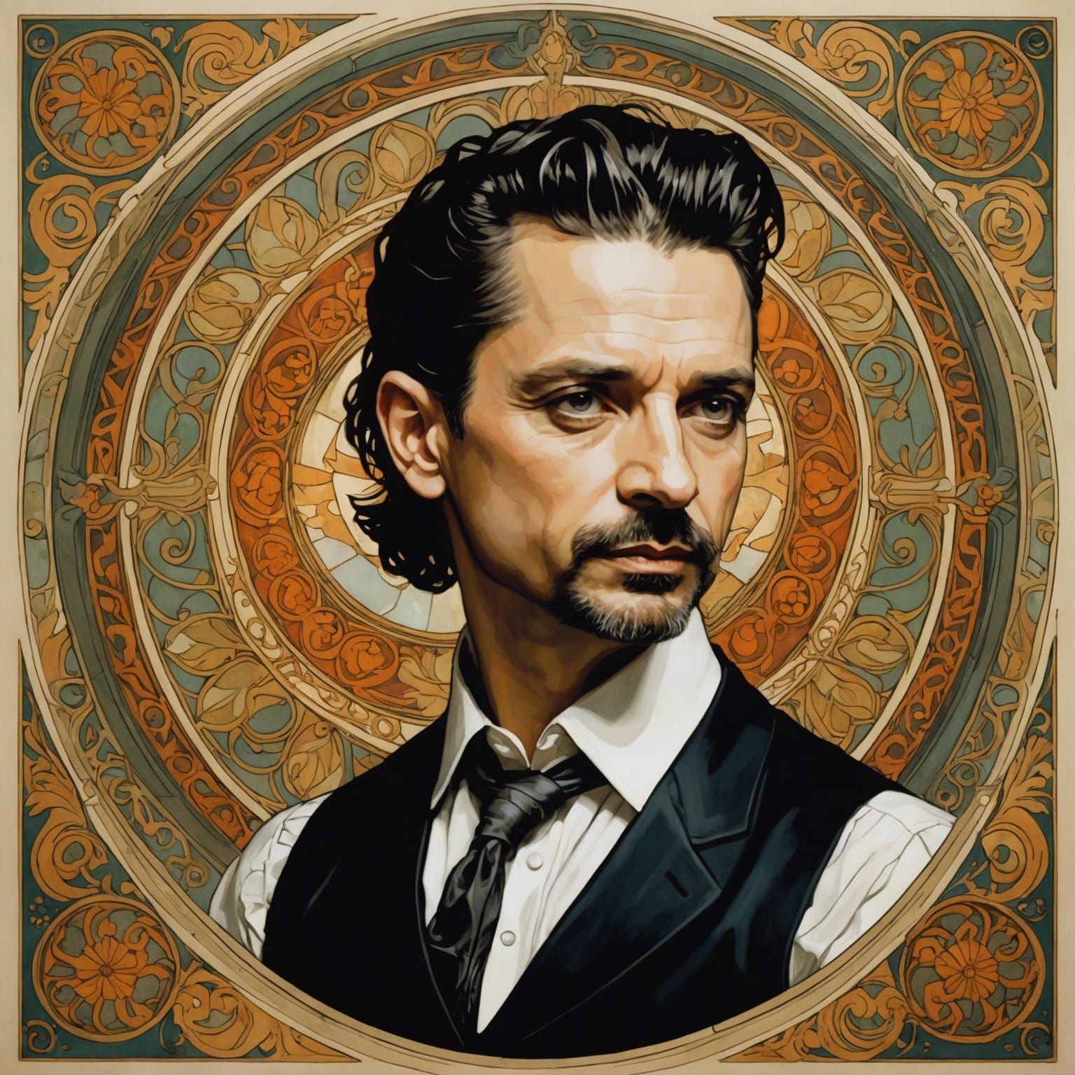 Dave Gahan, Mucha style #2