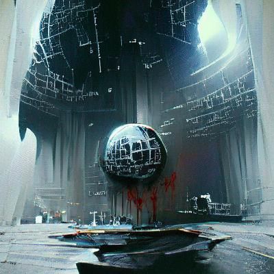 Death Star Digital Art Rendering
