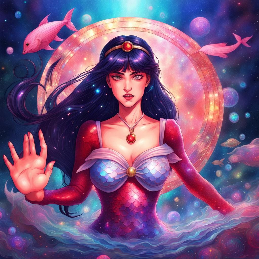 Sailor Mars As A Mermaid