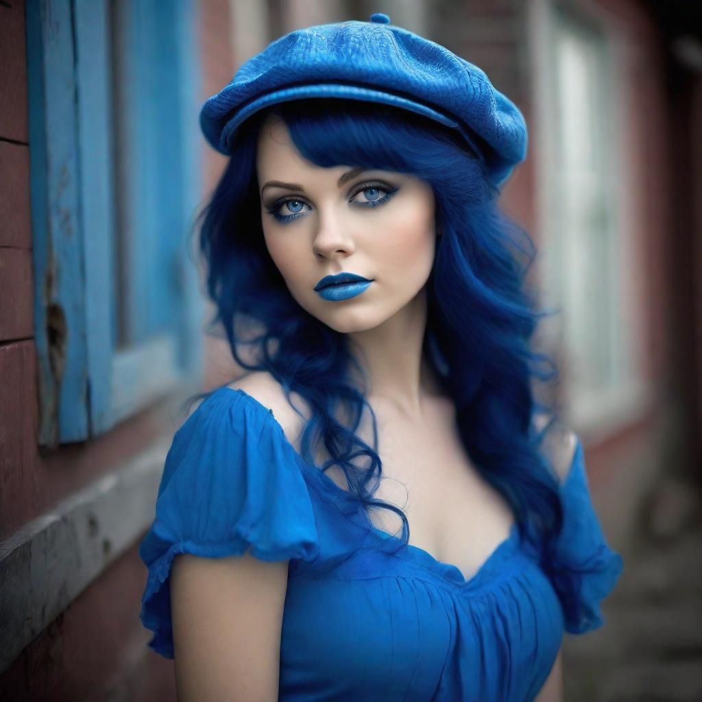 A Blue Dream: Surreal Monochromatic World