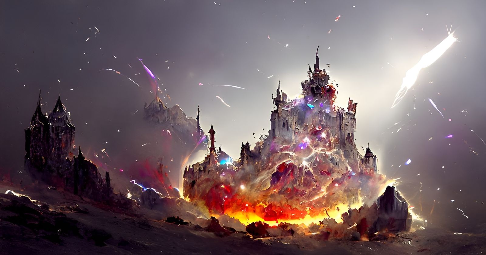Castle Attacked by Exploding Magical Supernova