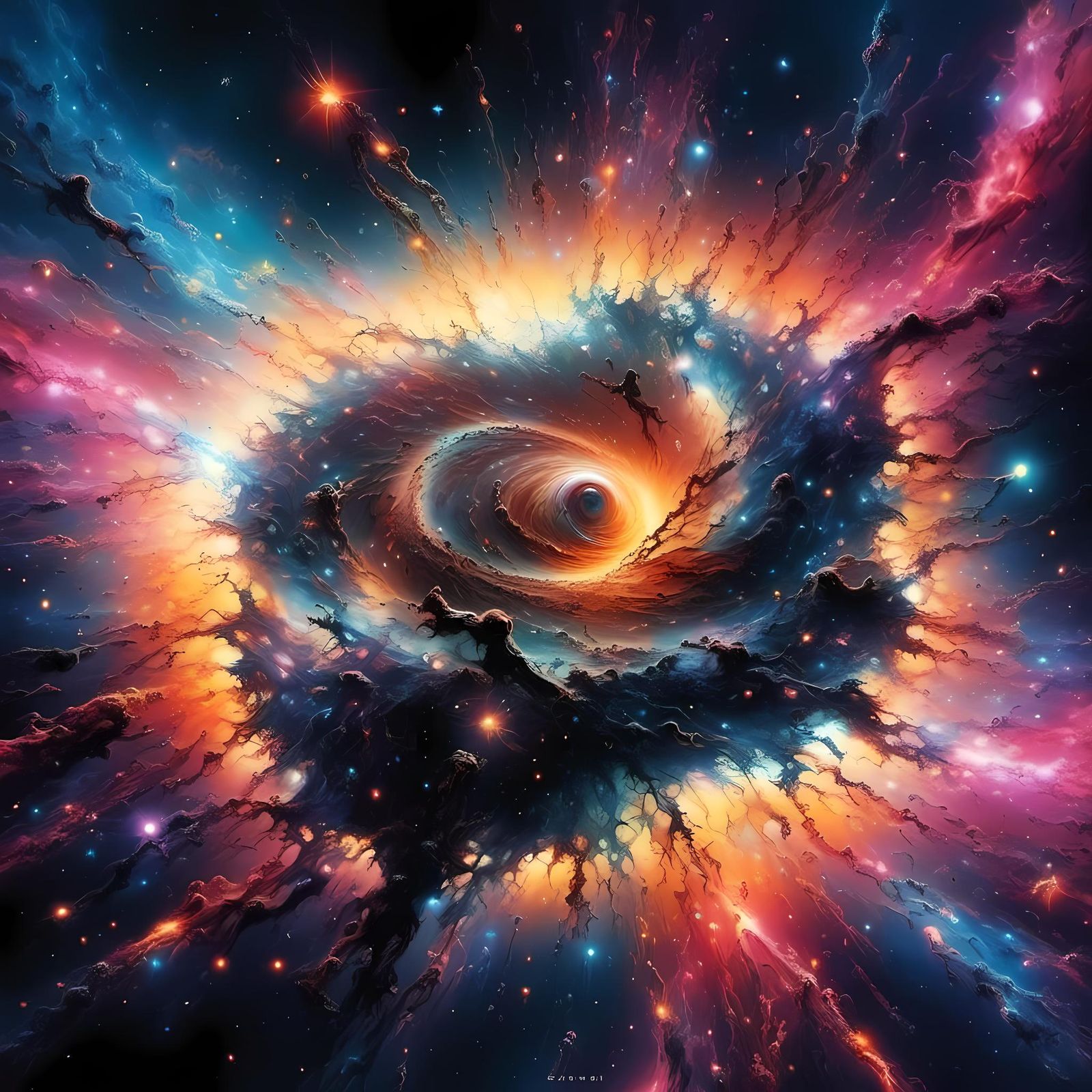 Number 50 Disintegrates in Temporal Flux with Neon Lightning