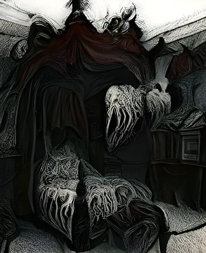 Gothic Nightmare with Filigree Details