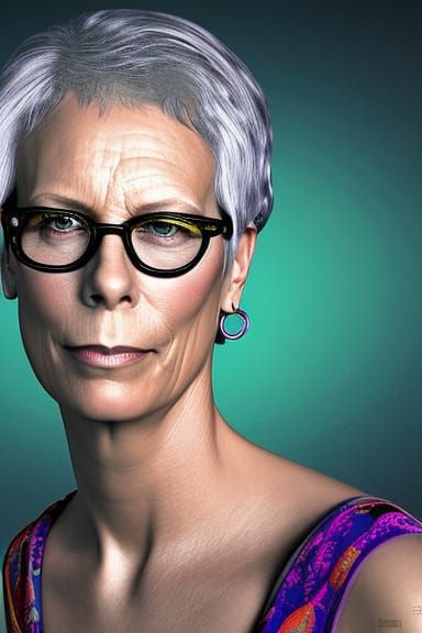 1970s Jamie Lee Curtis Portrait in Jingna Zhang Style