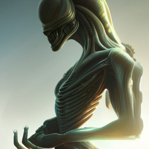 Sigourney Weaver in Alien Concept Art