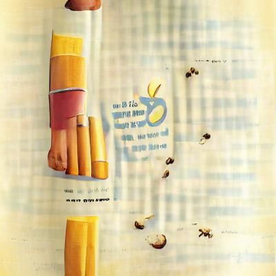 Vintage-Style Ad for Children's Tobacco Product