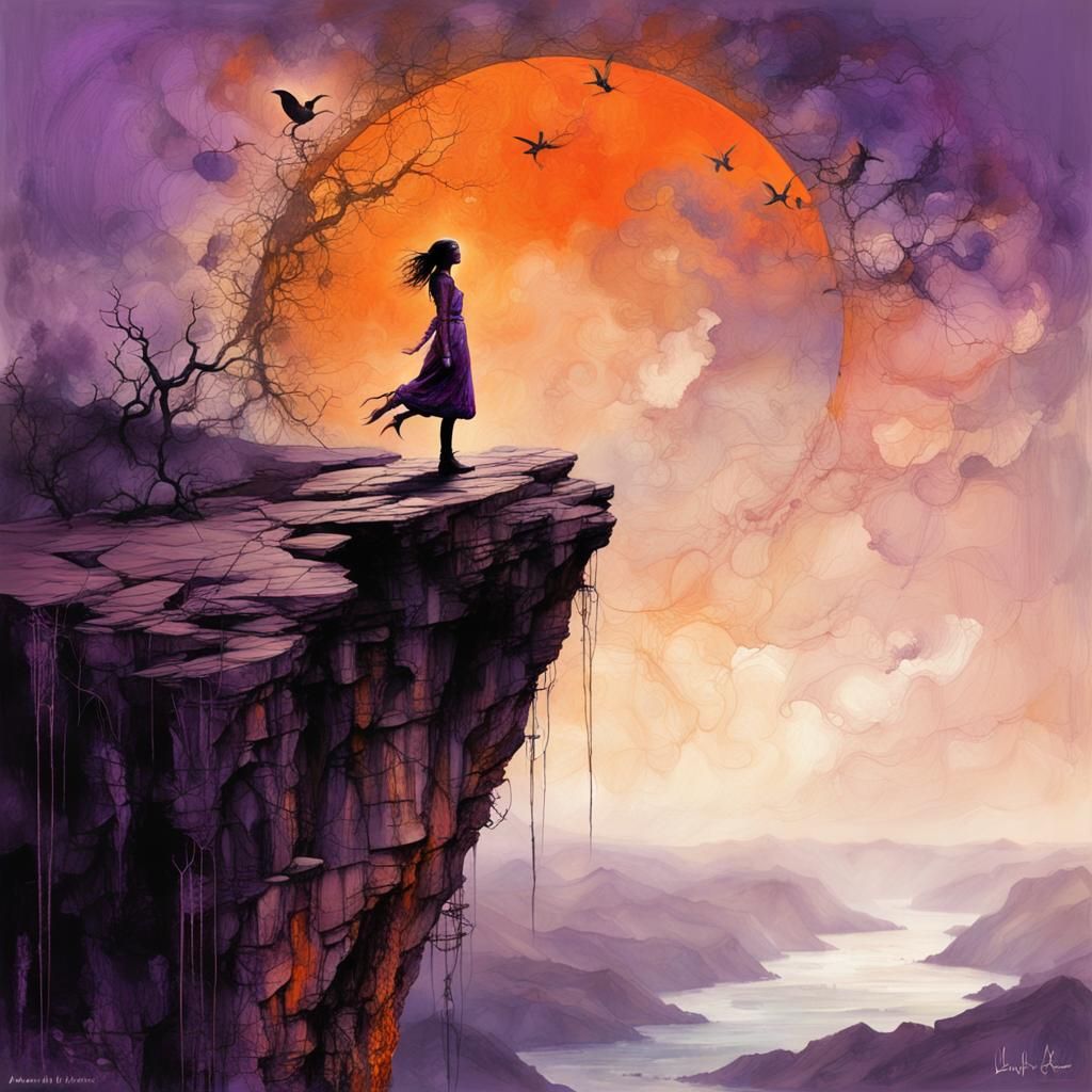 Standing on the edge of desperation