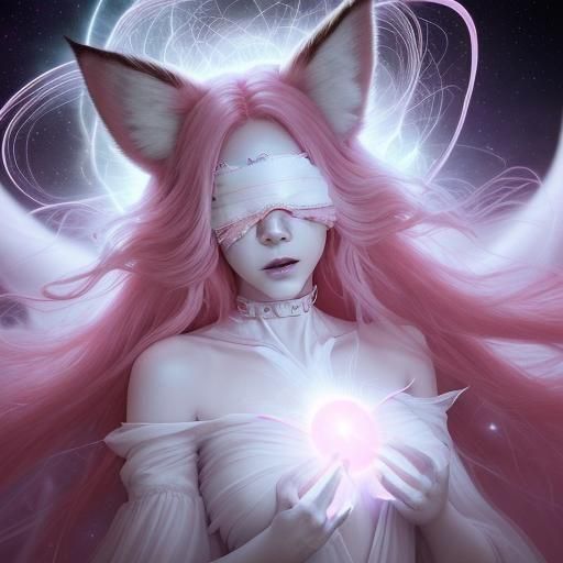 Supernova: Fox-Eared Woman Channeling Stellar Energy