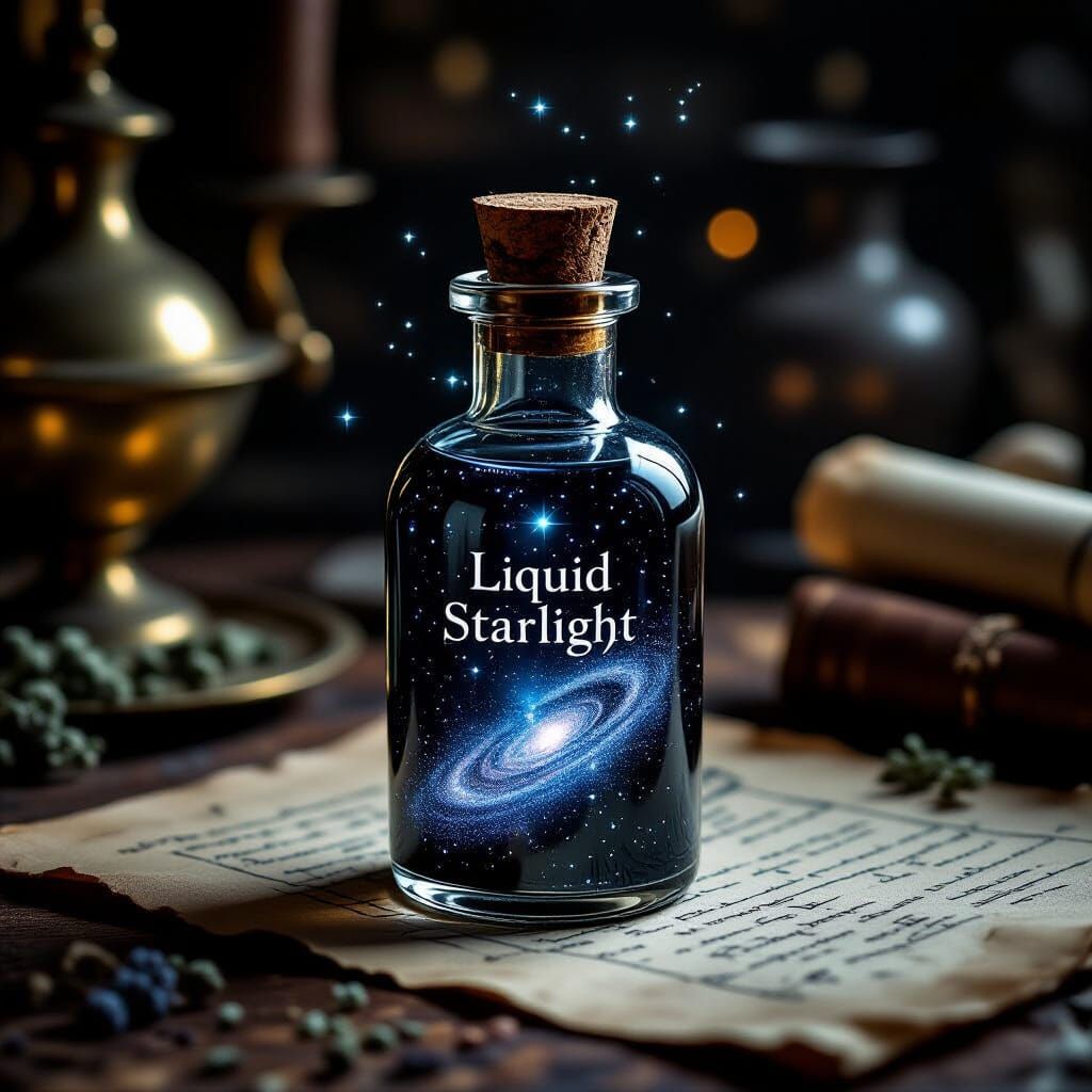 Liquid Starlight Vial in Alchemist's Workshop