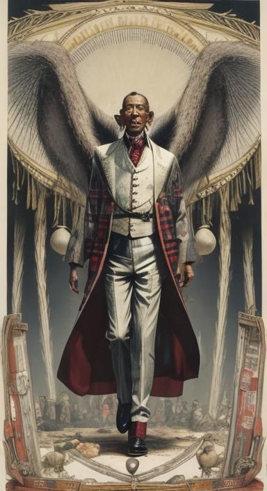 Portrayal of a Very Ugly Man with Blemishes