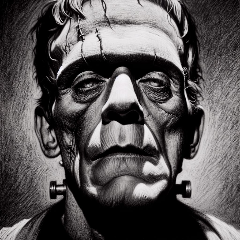 Boris Karloff as Frankenstein’s Creature