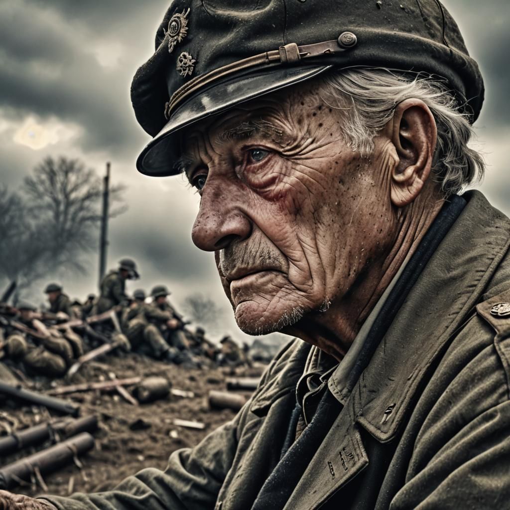 grandfather reflecting on world war 2