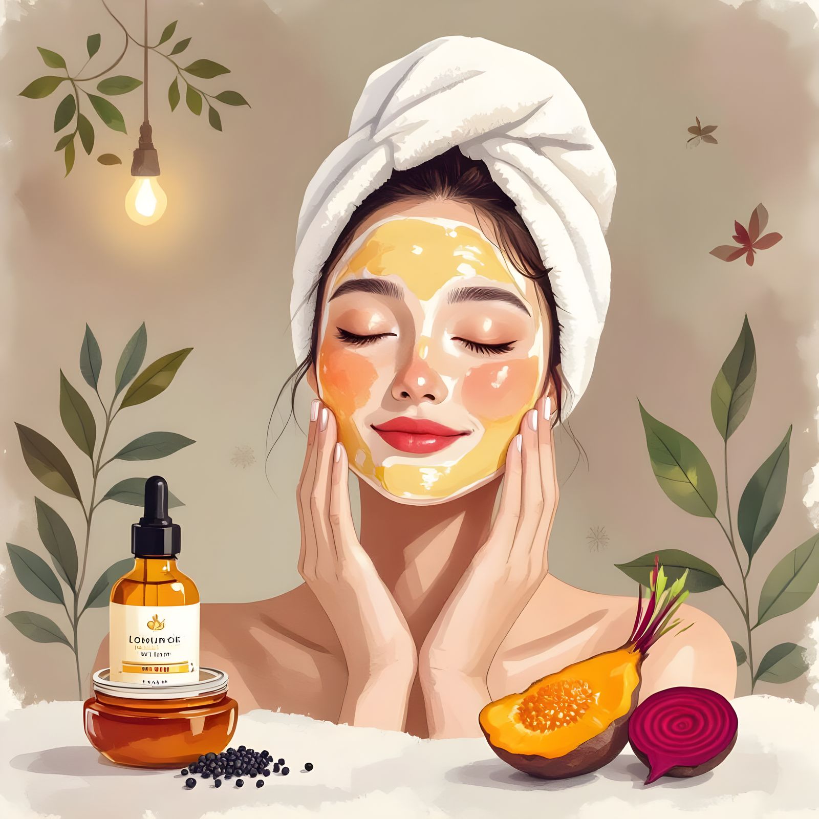 Homemade Face Mask with Natural Ingredients