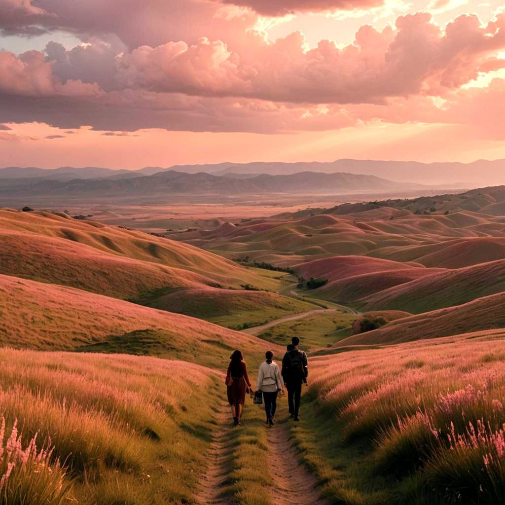 Dreamy Album Cover in Cinematic Style