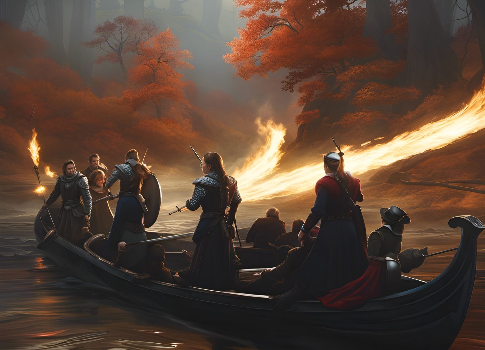 Ethereal Elvish City Under the Sea