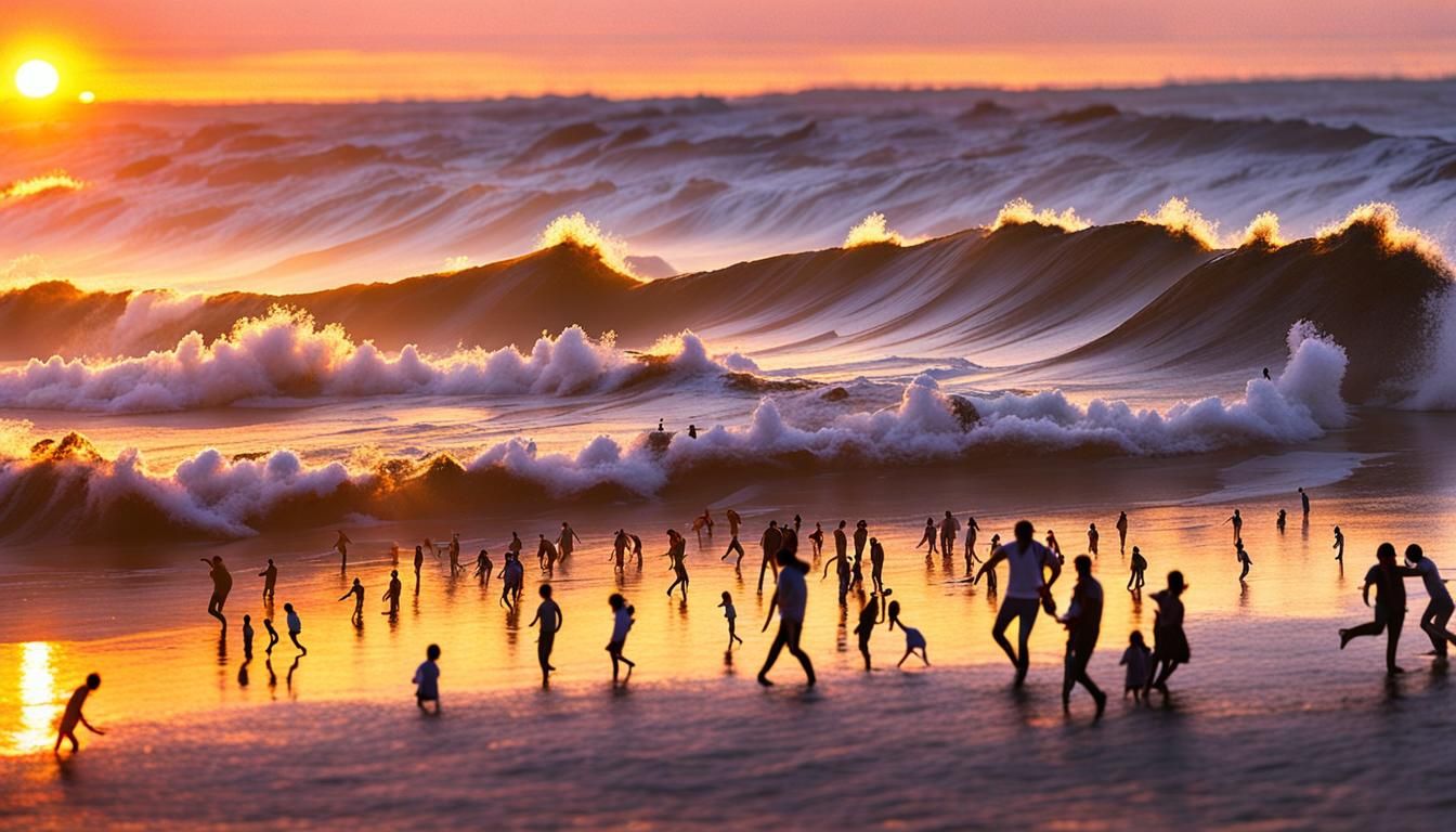 A Subject in a Setting During Ideal Lighting