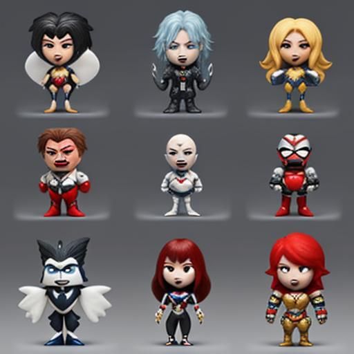 The most extremely popular characters