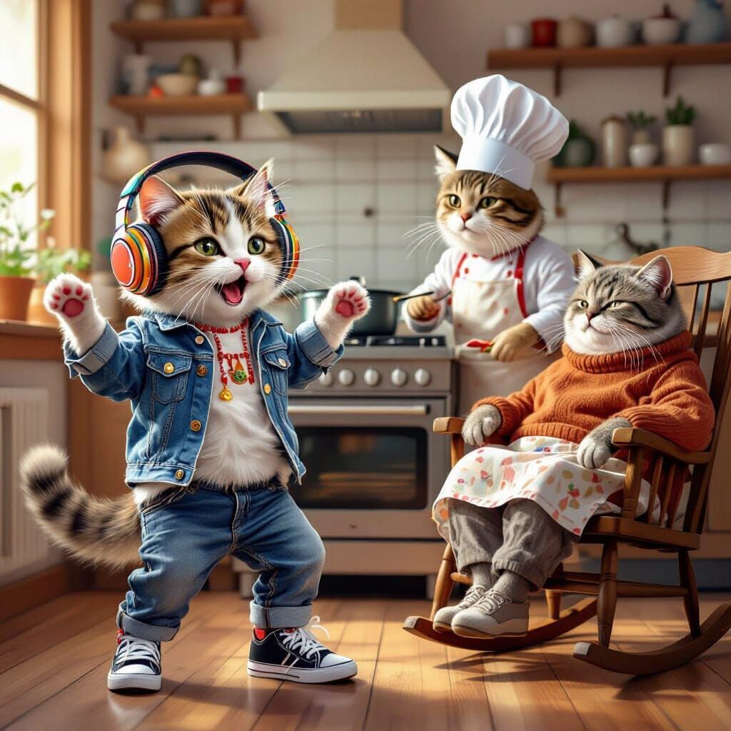 Cats in Youth, Middle Age, and Seniority