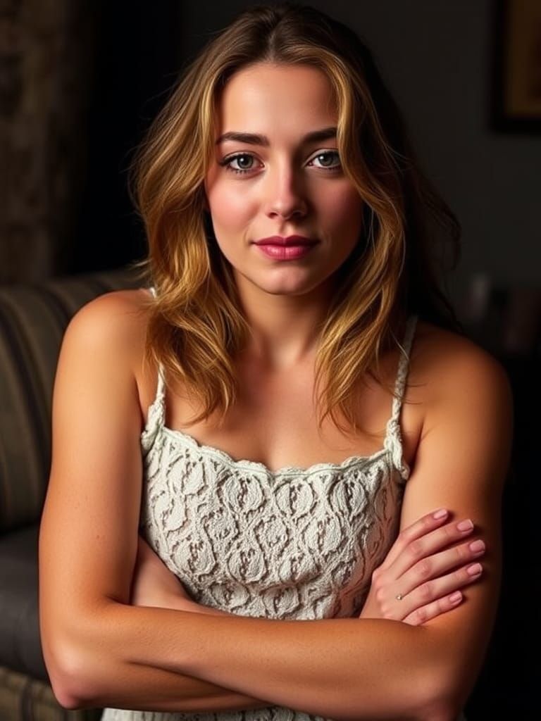 Athletic Figure with Wet Appearance