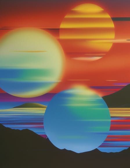 Kyushu Four Seasons: Minimalist Airbrush Art