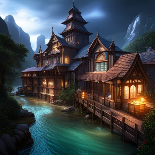 Fantastical LGBTQIA+ Concept Art in Deep Color