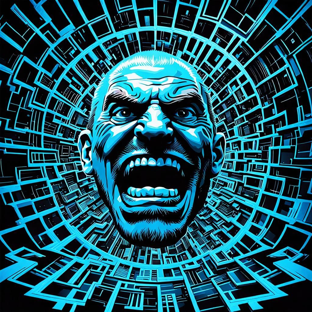 Abstract Madness Generated by AI