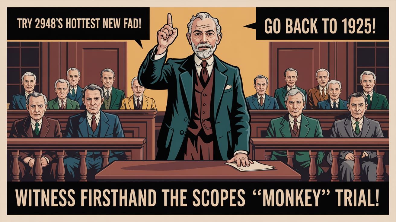 Future Time Traveller’s Advertising Poster.