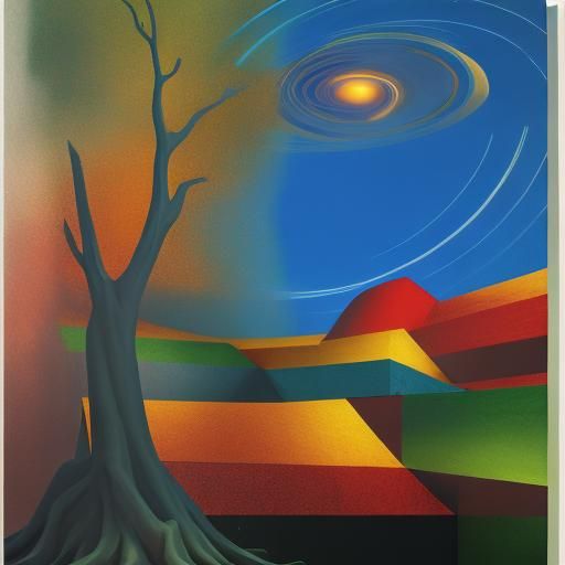 Psychedelic Surrealism in Vibrant 3D CGI