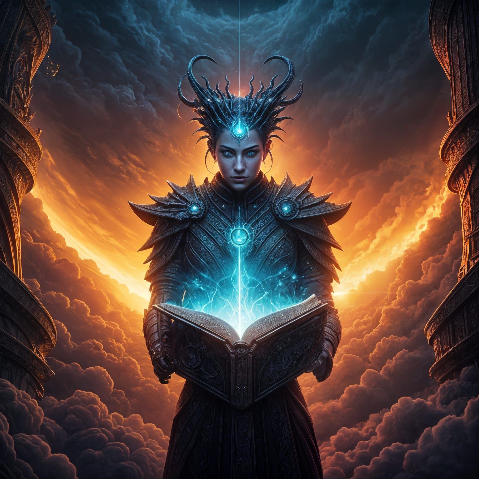 Fantastical Matte Painting with Intricate Details