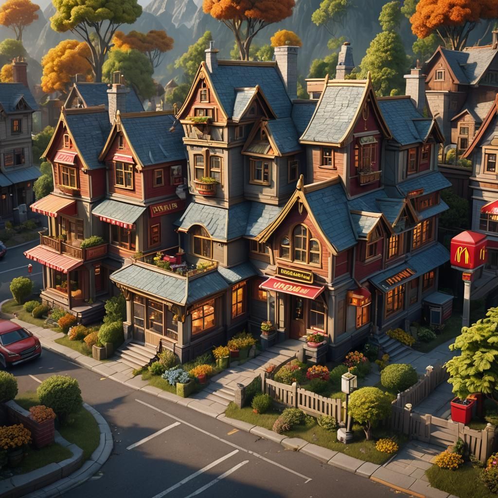 McDonald's Restaurant Next to a Child's Home