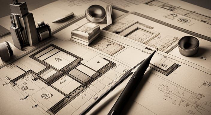 Archimedes' Inventions: Detailed Blueprint Designs