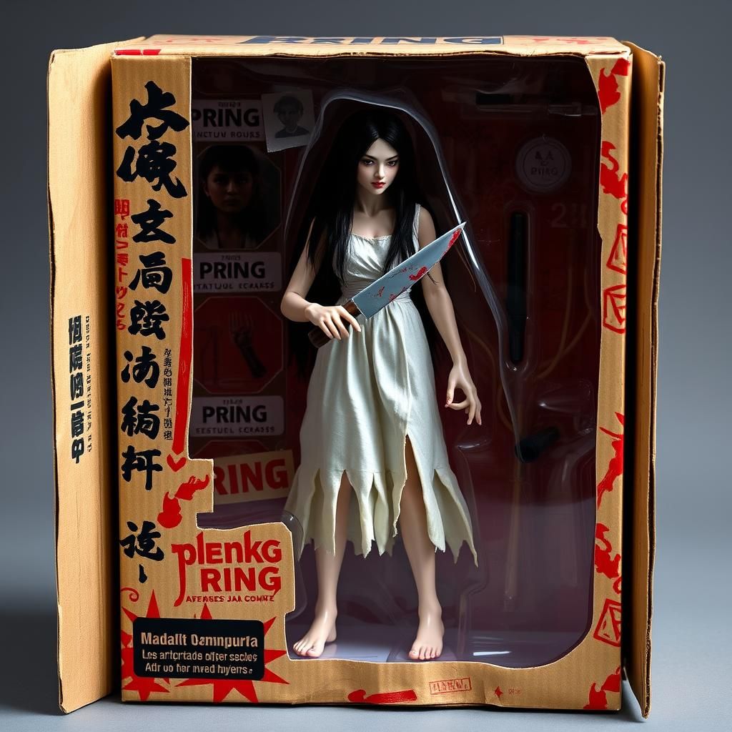 Sadako Yamamura as NECA Style Action Figure