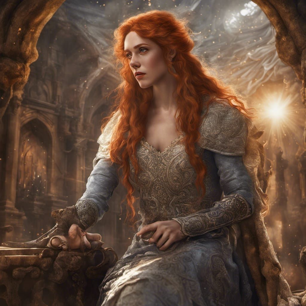 Enchanting Shallan Davar Digital Illustration in 8K