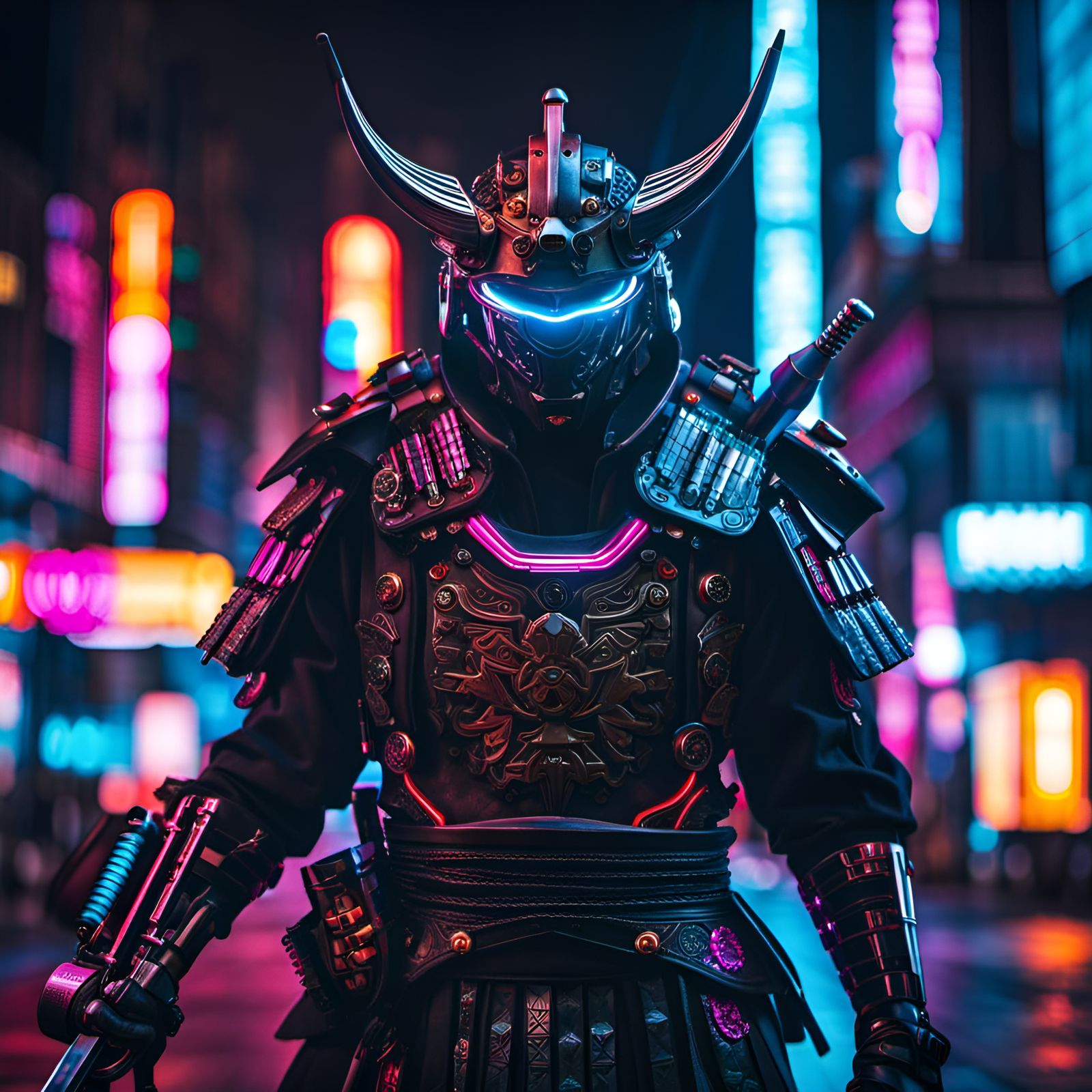 Cyberpunk Samurai,